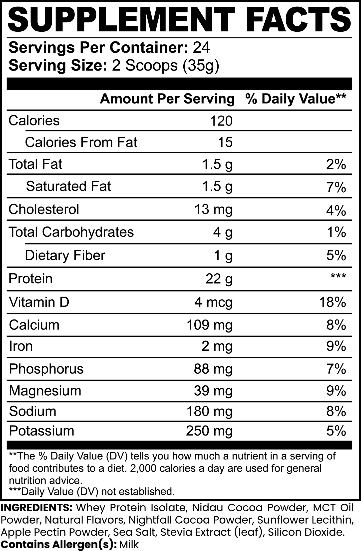 LOADED PROTEIN -CHOCOLATE AMBROSIA